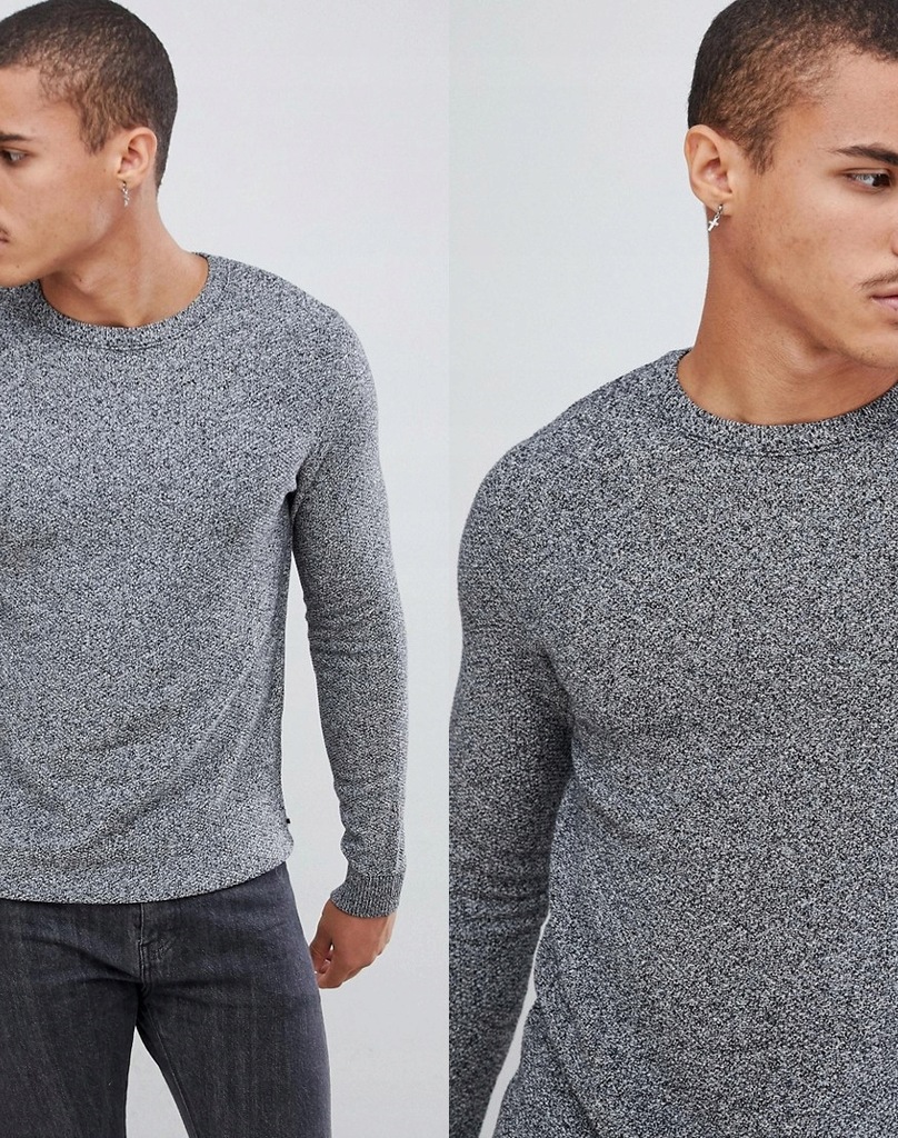 AF-2-2-29 JACK & JONES SWETEREK MĘSKI S