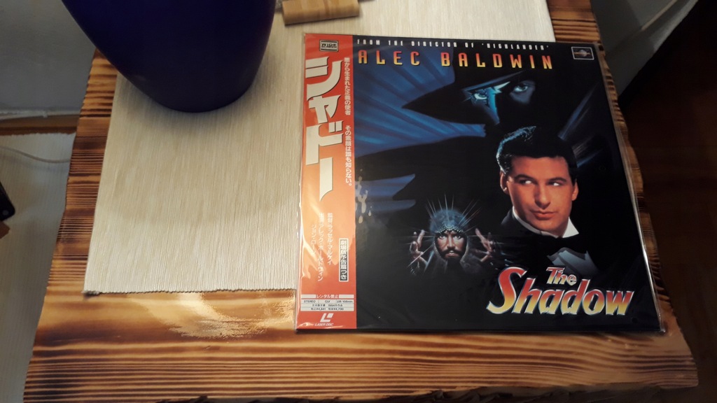 The Shadow, Alec Baldwin, laserdisc, nowy, Japan