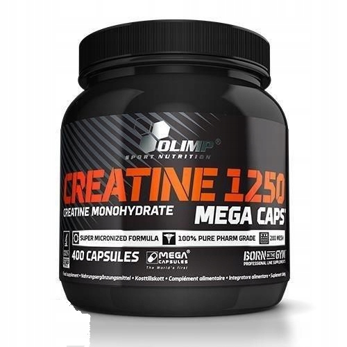 OLIMP CREATINE 1250 MEGA CAPS 400 CAPS KREATYNA !