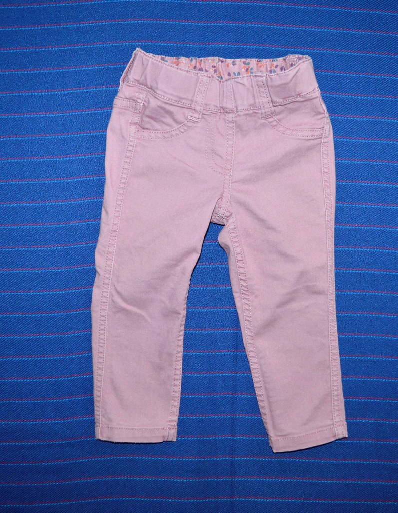 BENETTON SKINNY LEGGINSY DWUSTRONNE 12-24m 86