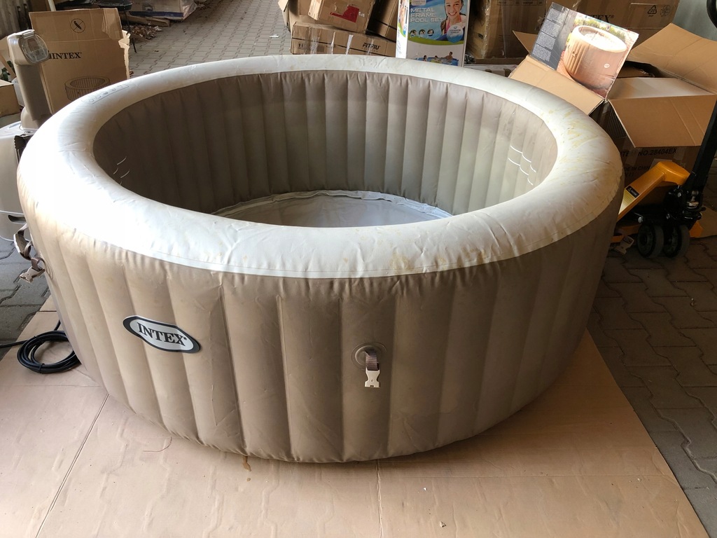 NIECKA JACUZZI SPA BASEN 4 OSOBOWE INTEX 196x71 12648985711 oficjalne archiwum Allegro