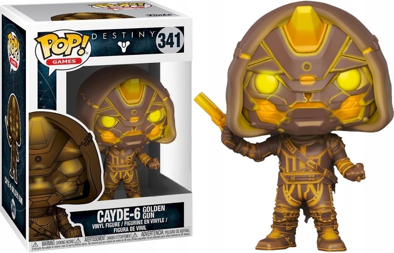 Destiny Funko pop Cayde-6 Golden Gun Exlusive 341