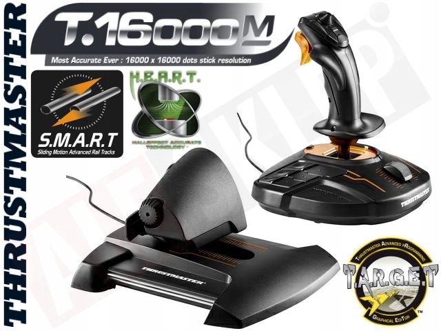 JOYSTICK THRUSTMASTER T16000 FCS HOTAS PC - 6834372439 - oficjalne