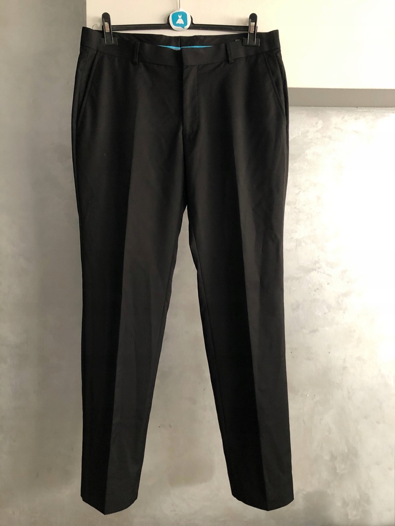 Spodnie eleganckie garniturowe w kant Esprit 50