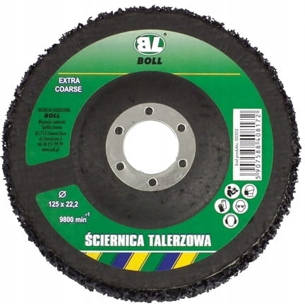 BOLL ŚCIERNICA TALERZOWA 125 włosy murzyna 1312