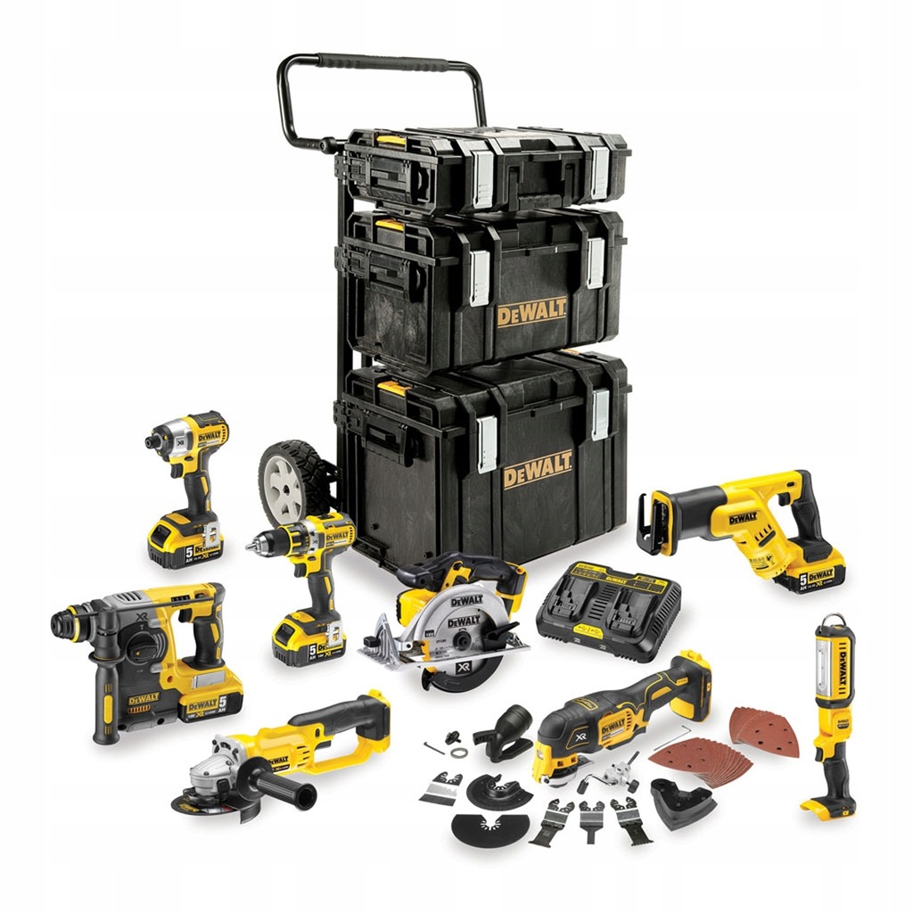 DEWALT ZESTAW COMBO 8 NARZĘDZI DCK894P4 18V 7624935572 oficjalne