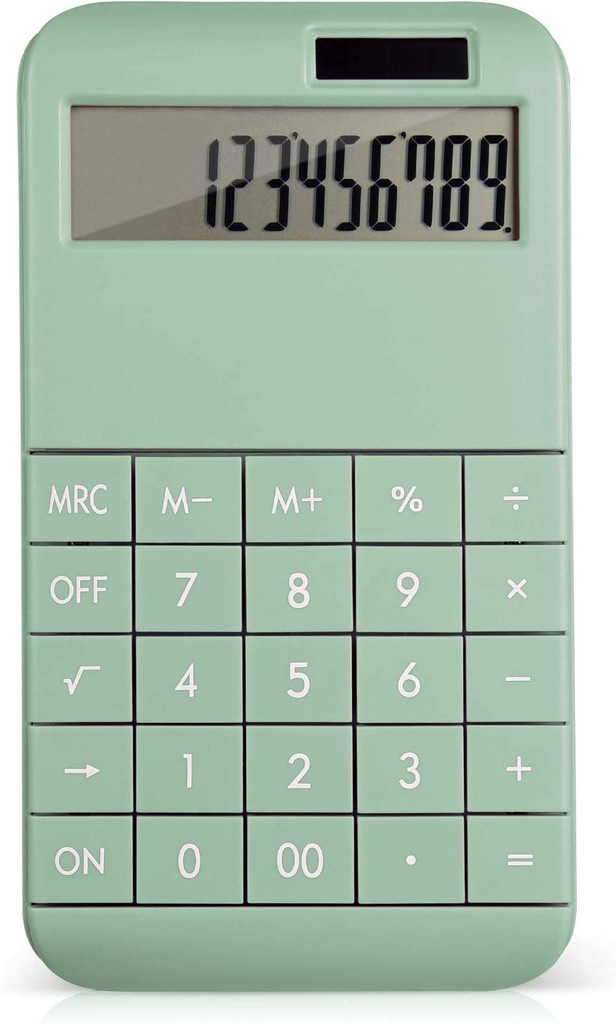 Kalkulator biurowy w kolorze zielonym