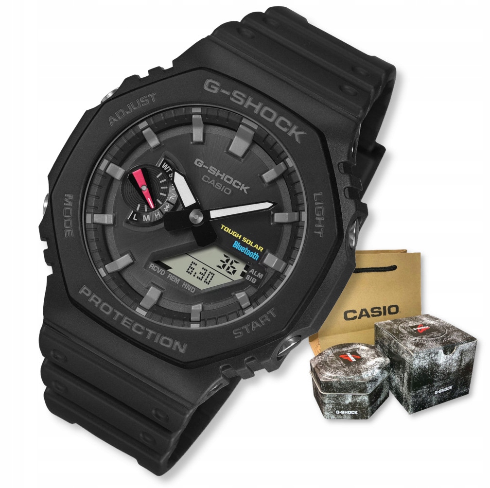 Zegarek męski Casio G-SHOCK Solar Bluetooth Grawer