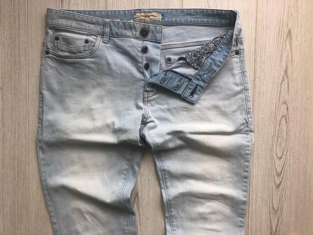 Spodnie NEXT jeansy męskie jasne r. 34