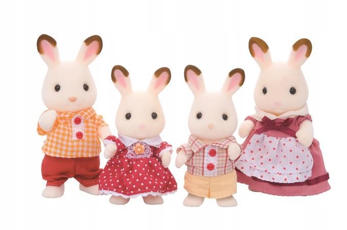 Sylvanian Families Rodzina królików z czekoladowym