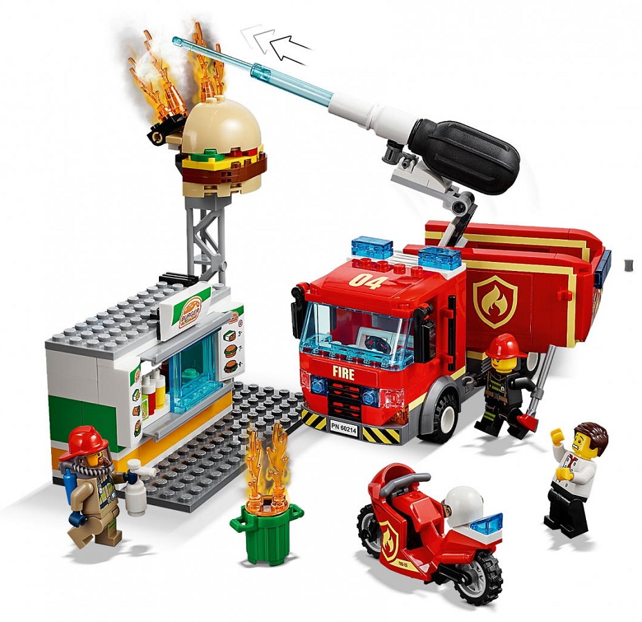 Купить LEGO CITY FIRE SERVICE 60214 Пожарная машина Позар: отзывы, фото ...