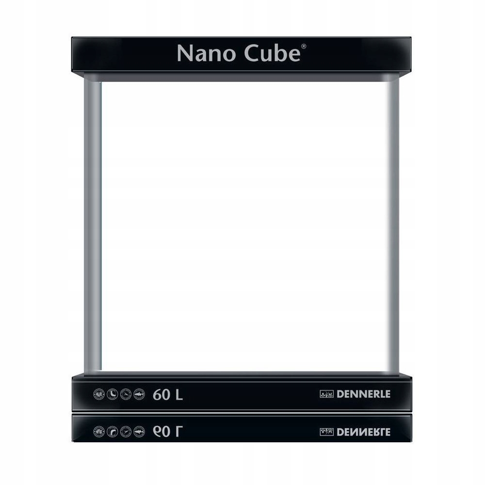 DENNERLE AKWARIUM PROFILOWANE NANO CUBE 60L