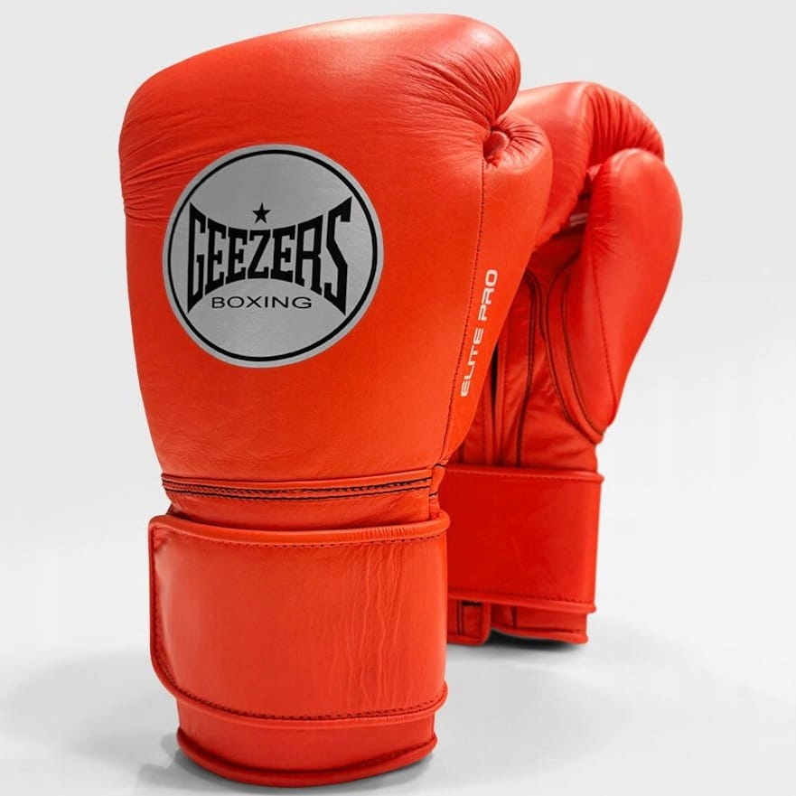 Rękawice bokserskie GEEZERS Elite Pro 2.0 (lumi orange) [Waga: 14 oz]