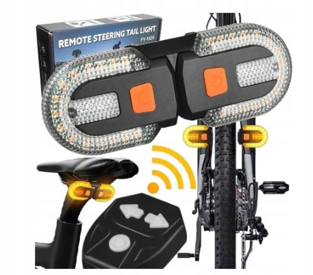 Kierunkowskazy Rowerowe LED Remote Streering Light FY-1825