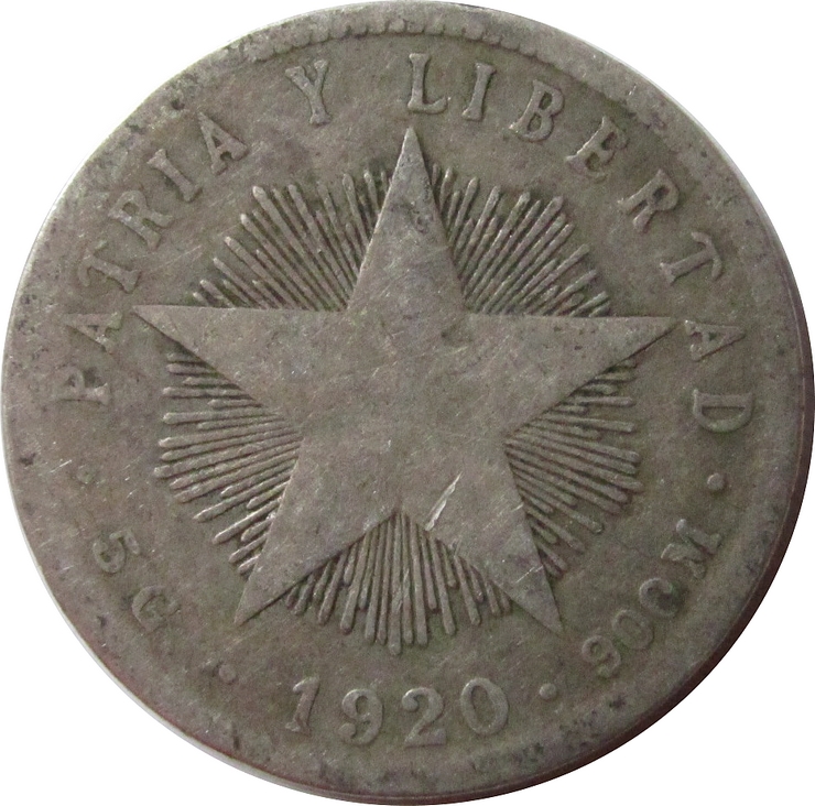 20 CENTAVOS 1920 - STAN (3) - KUBA 9