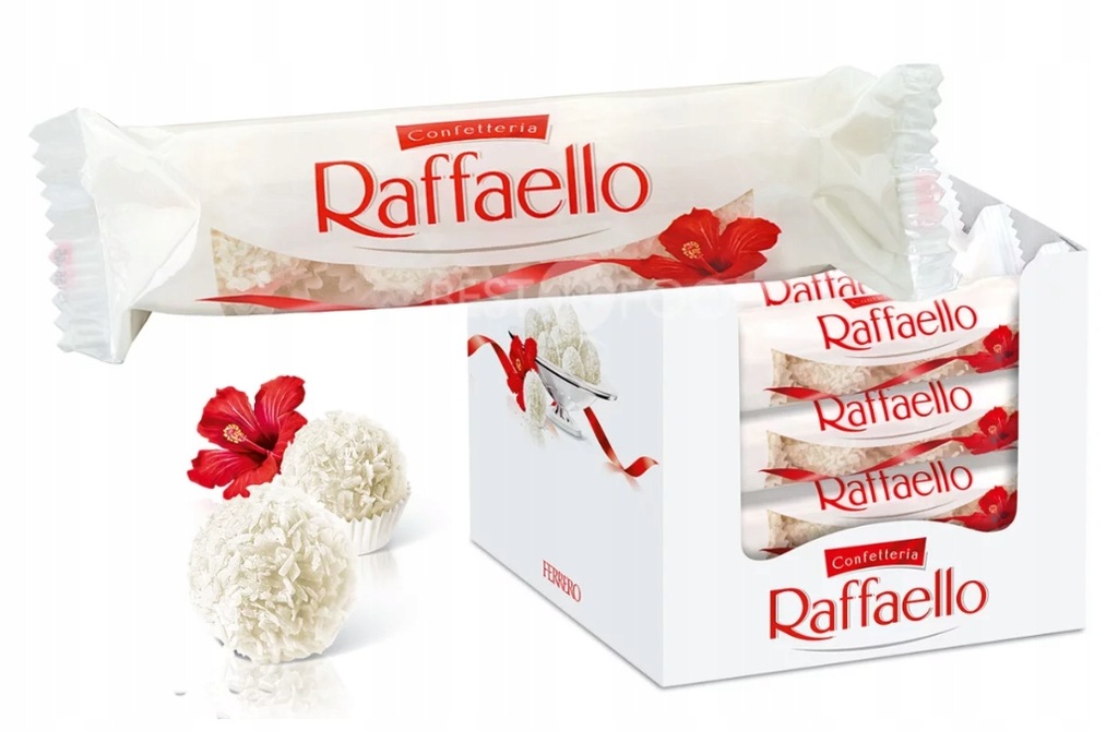 Ferrero Raffaello Zgrzewka Kokosowe Dzień Kobiet Kokos Walentynki 16x40g