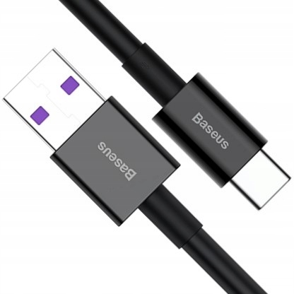 KABEL USB - USB TYP C 66 W DO TELEFONU Huawei BASEUS SUPERIOR 1m