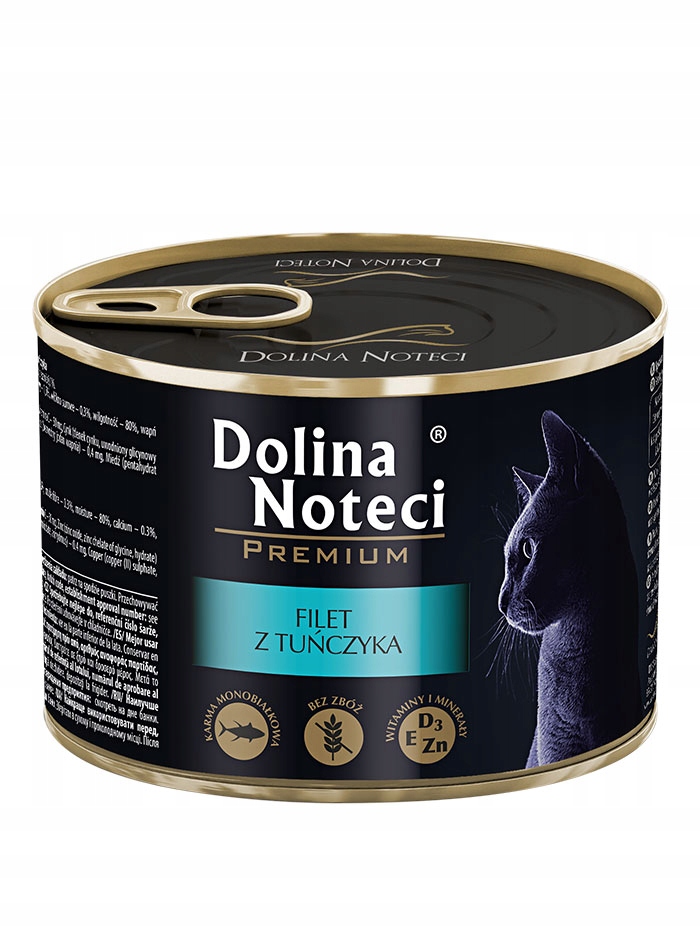 Dolina Noteci Premium Filet z tuńczyka kot 185g