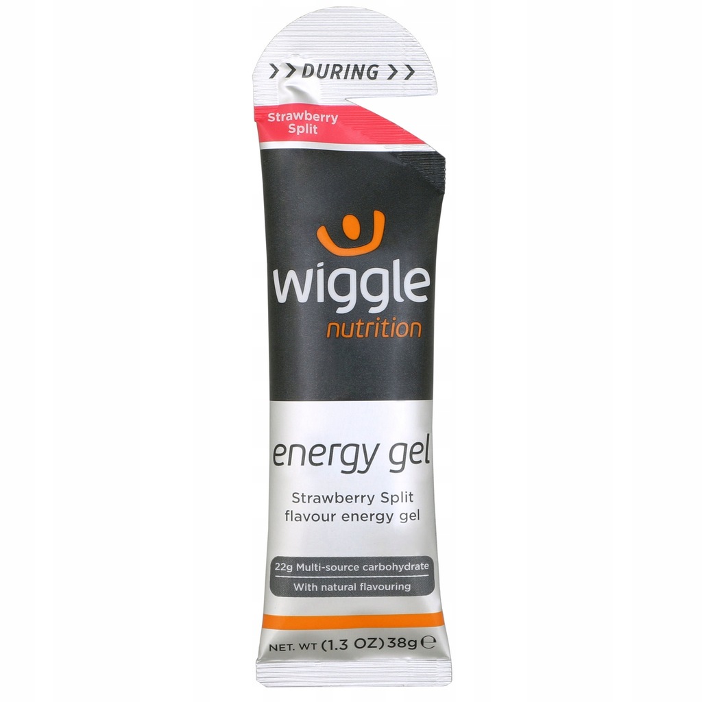 Żel energetyczny WIGGLE energy gel 38g truskawkowy