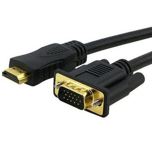 KABEL VGA - HDMI 2M GOLD FULL HD D-SUB PRZEWÓD