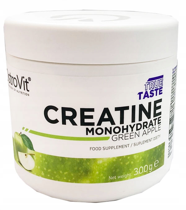 Monohydrat kreatyny 300g Creatine Green Apple