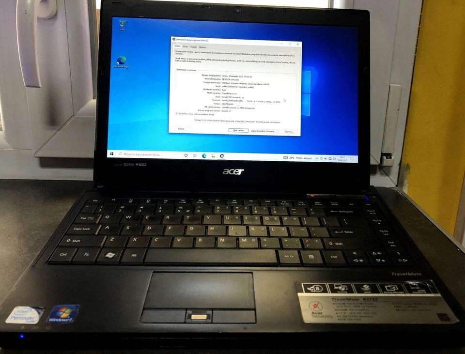 Laptop Acer TravelMate 8372Z