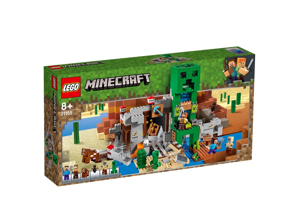 Klocki LEGO Minecraft - Kopalnia Creeperów 21155.