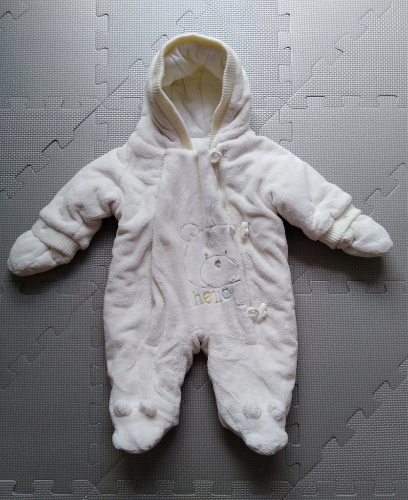 Kombinezon misiowy na zimę MOTHERCARE r. 56/62