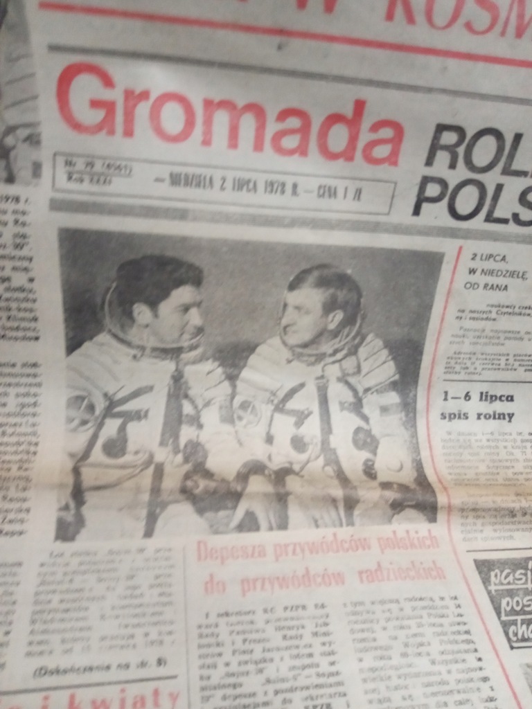 Hermaszewski Gromada Rolnik Polski 1978 PRL