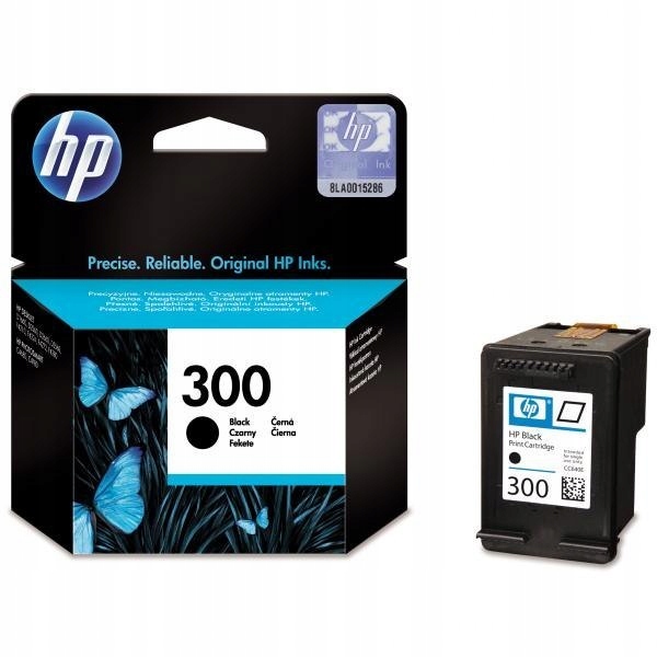 HP oryginalny ink / tusz CC640EE, HP 300, black, 200s, 4ml, HP DeskJet D256