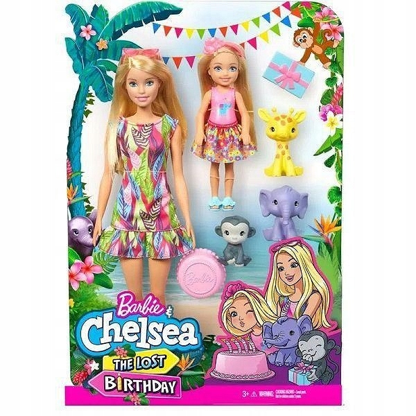 Lalka Barbie Chelsea i Urodziny Jej Siostry GTM82