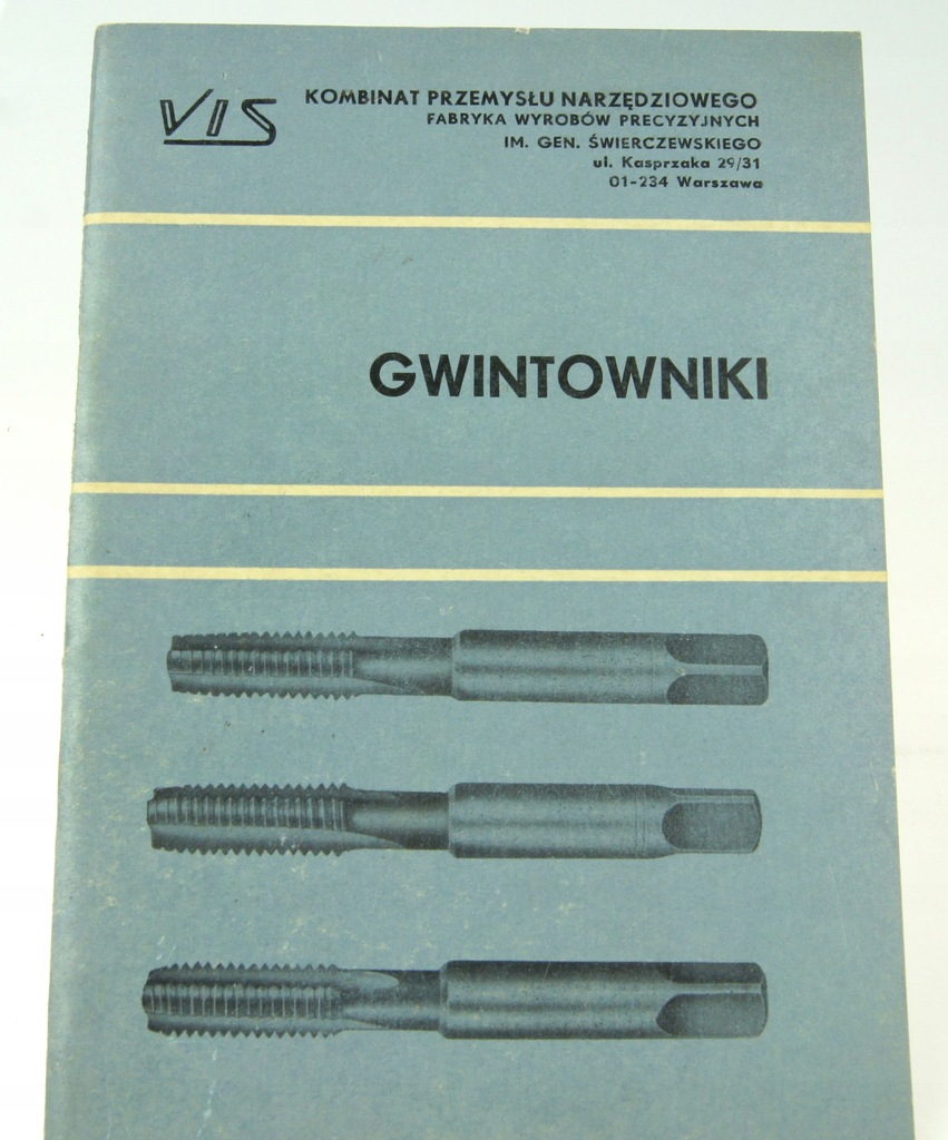 Gwintowniki VIS 1974 Kombinat przemysłu UNIKAT