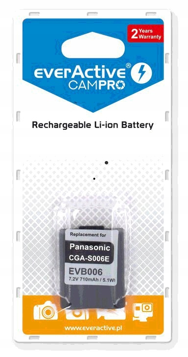 Bateria foto CamPro do Panasonic Lumix DMC-FZ30-K