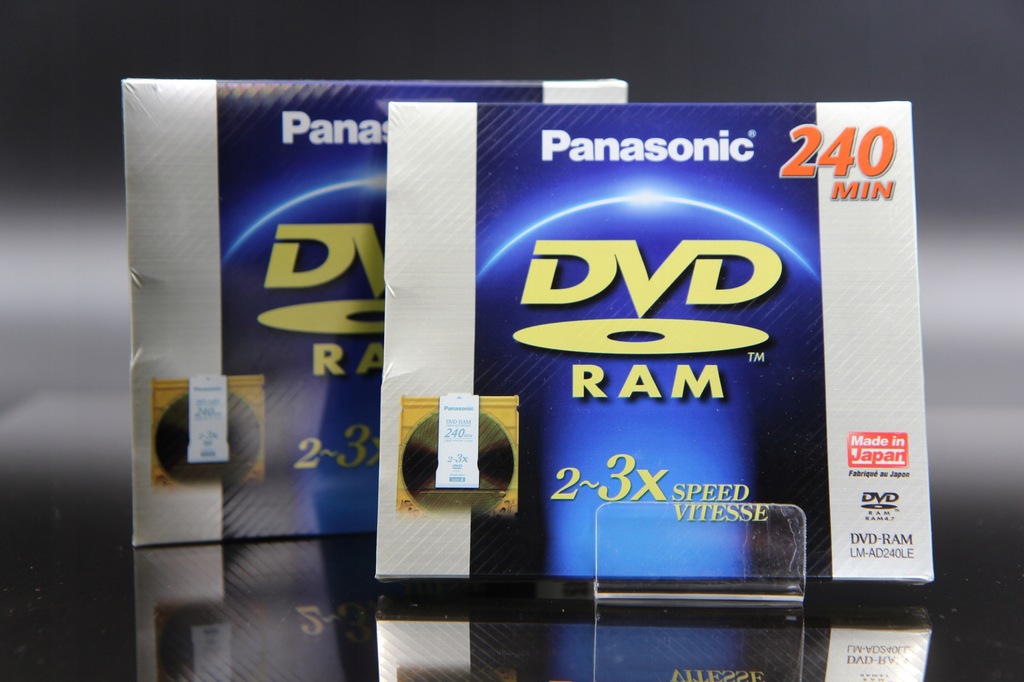Panasonic DVD RAM 240 min 2szt 11102435663 oficjalne archiwum Allegro