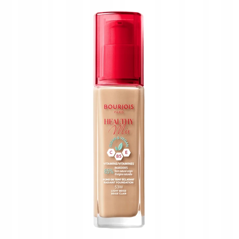 BOURJOIS Podkład Healthy Mix 53 Light Beige Clean&Vegan