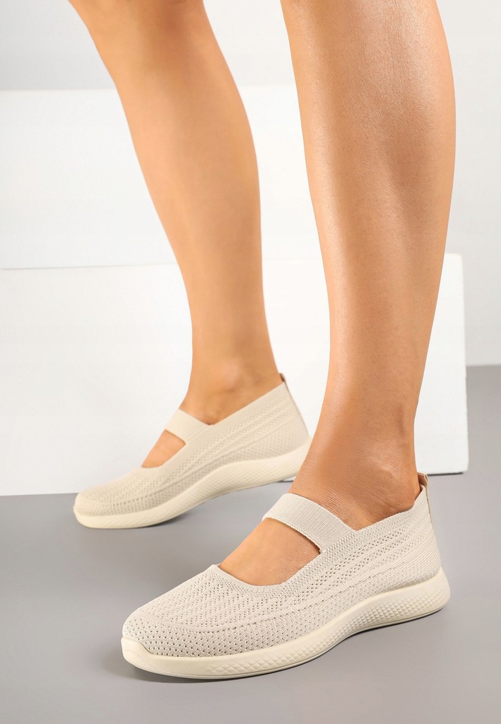Born2Be Ciemnobeżowe Tenisówki damskie 37 Casual