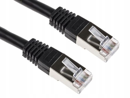 KABEL SIECIOWY RJ45 S/FTP CAT.6 1M CZARNY