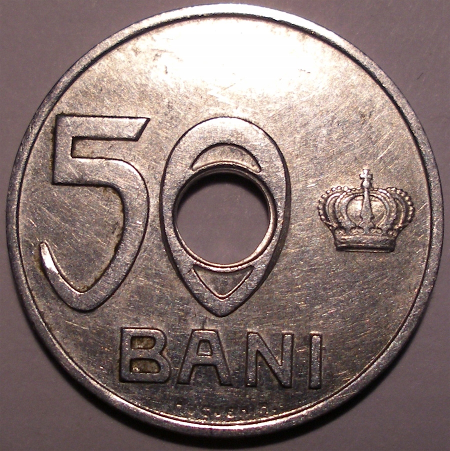 RUMUNIA 50 bani 1921, BARDZO ŁADNE