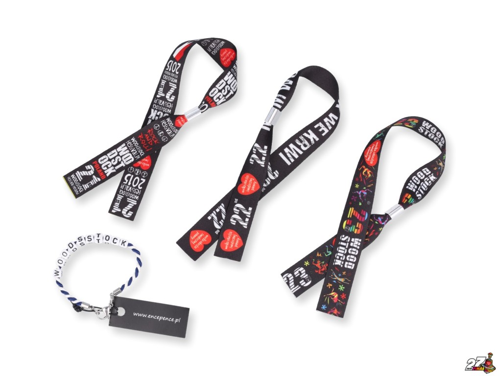 Opaski na rękę z Przystanku Woodstock
