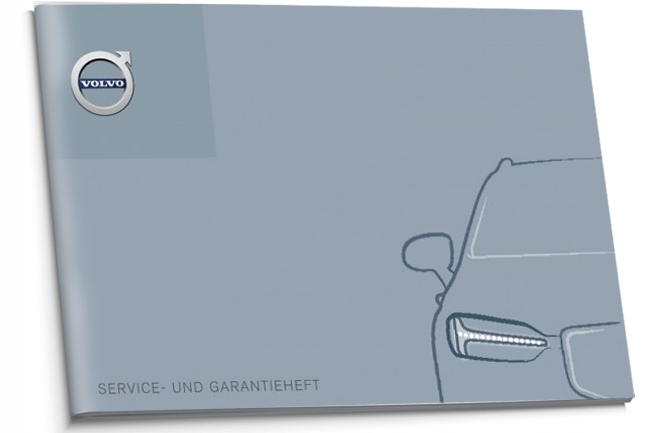 Volvo Niemiecka Książka Serwisowa od 2016