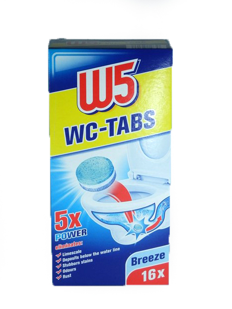 TABLETKI W5 Odkamieniacz do WC 16 szt. Breeze W5
