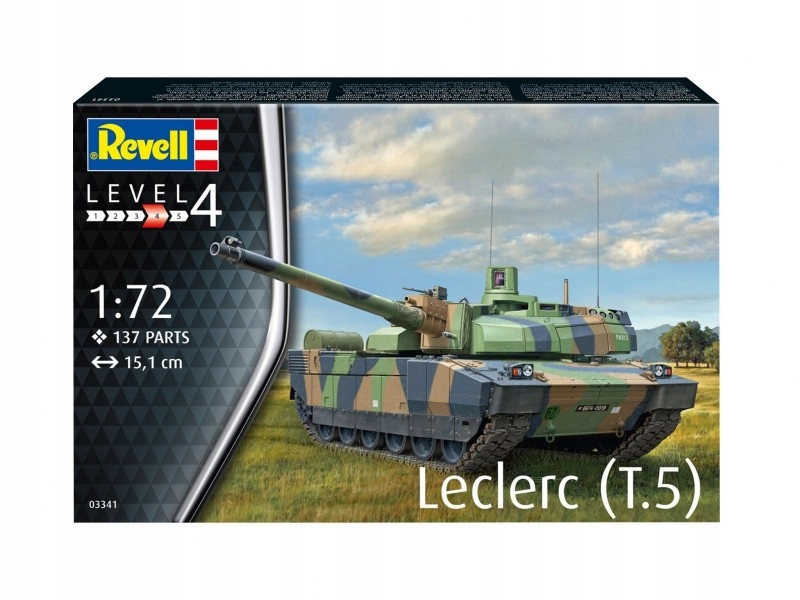 REVELL MODELE DO SKLEJANIA CZOŁG LECLERC T5 33419