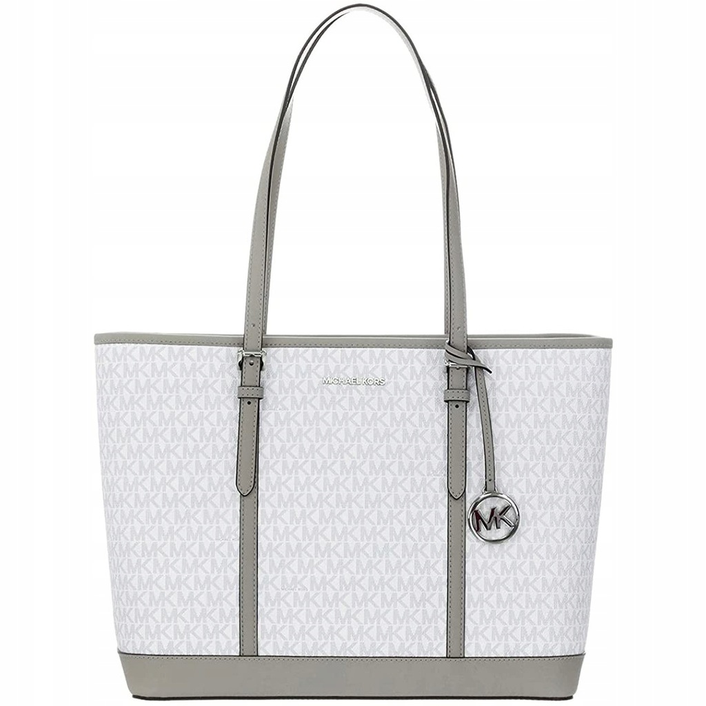 MICHAEL KORS - Torba damska JST biało-szara