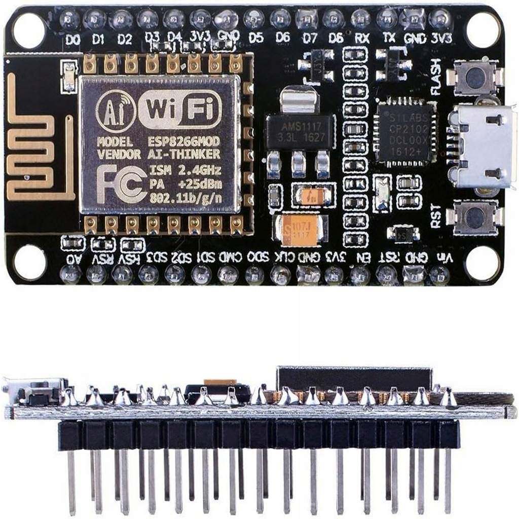 Moduł WIFI ESP8266 + NodeMCU V3 Arduino WIFI IoT MicroUSB CH340 do ESP32