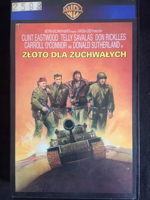 ZŁOTO DLA ZUCHWAŁYCH 1970 VHS UNIKAT