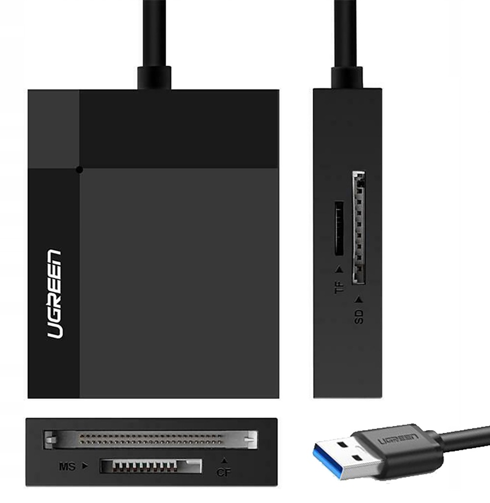 Купить USB 3.0 MICRO SD CF TF UGREEN адаптер для чтения карт: отзывы, фото, характеристики в интерне-магазине Aredi.ru