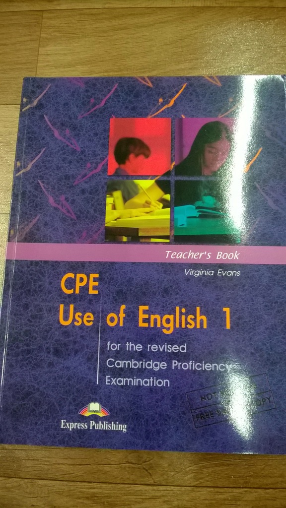 CPE Use of English 1 Teacher's Book V.Evans