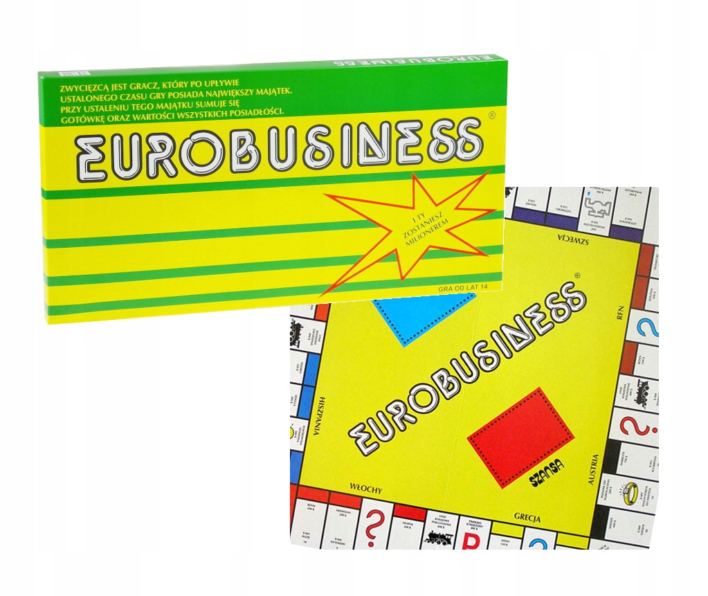 Eurobiznes Gra Planszowa Eurobusiness 9839108476 Oficjalne Archiwum Allegro