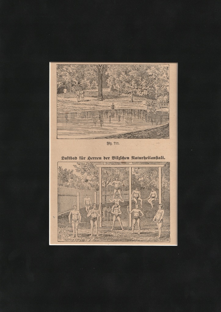 Zakład przyrodoleczniczy - sekcja Panów - ok. 1900