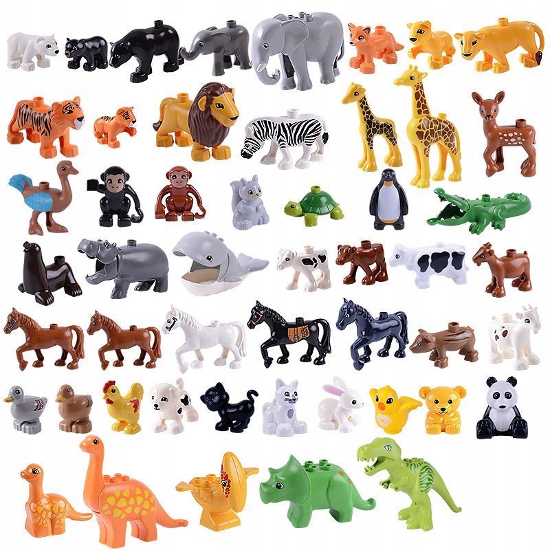 Zwierzęta Farma Zestaw 50 sztuk klocki Lego Duplo - 9323690826 - oficjalne  archiwum Allegro
